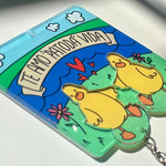 Entlein-Paar-Schlüsselanhänger