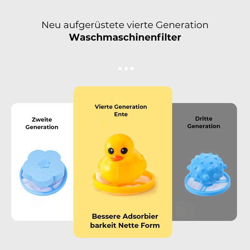 Kleiner gelber Entenfilter