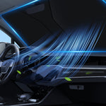 Windschutzscheiben-Sonnenblende Faltbare Sonnenblende