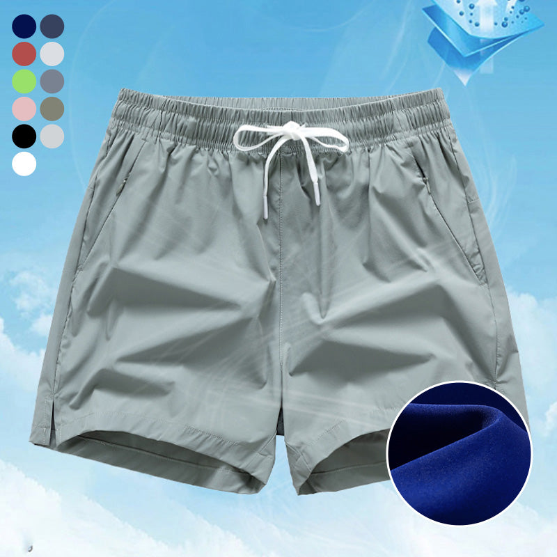 Herren-Shorts mit Kordelzug, kühlend & schnell trocknend