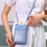 Vertikale Handyhülle mit Krokodilmuster