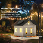 Hängender solarbetriebener Vogelfutterspender für den Außenbereich (Versandkostenfrei)