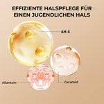 Straffende und liftende Halscreme für schlaffe Haut