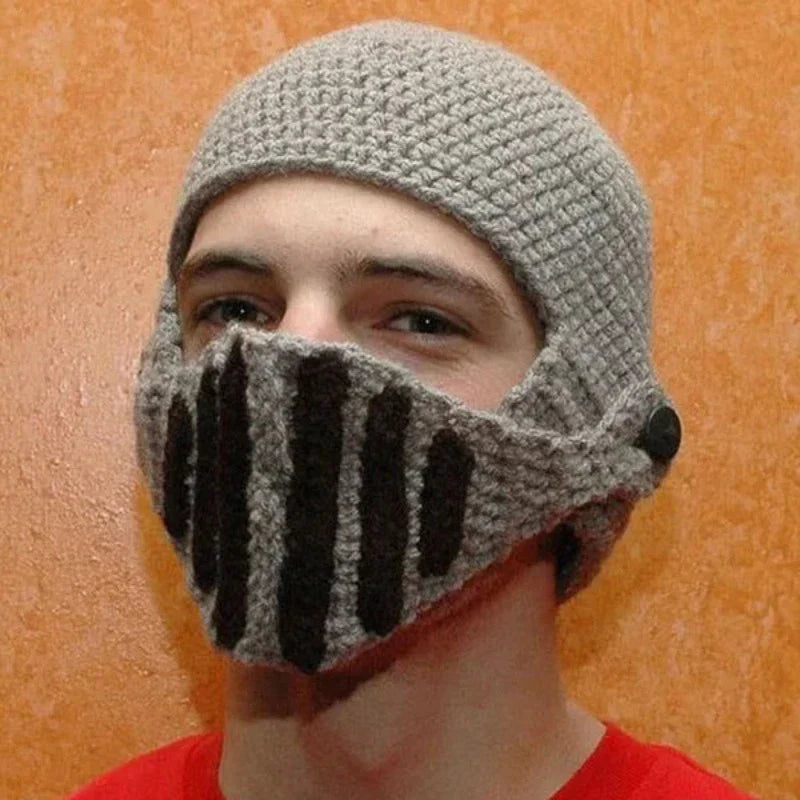 Römischer Ritter Beanie-Mütze aus Strick