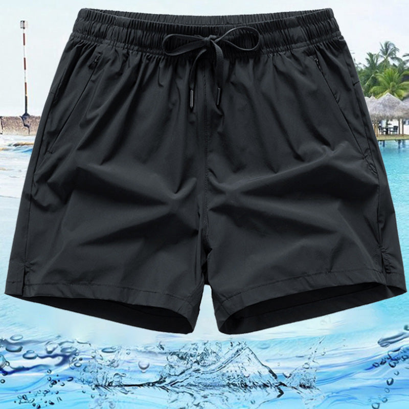 Herren-Shorts mit Kordelzug, kühlend & schnell trocknend