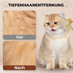 Selbstreinigende Haustierpflegebürste