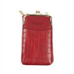 Vertikale Handyhülle mit Krokodilmuster