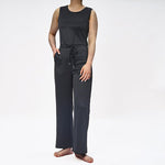 Ärmelloser einfarbiger Overall