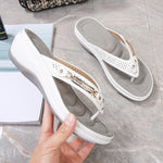 Damen-Tanga-Sandalen mit weichem Kissen