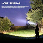 Ultrahelle Taschenlampe mit weißem Laser und großer Reichweite