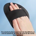 Schwarze Silikon-Badeutensilien