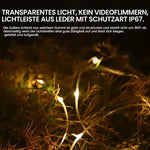 Wasserdichte tragbare verstaubare Lichterkette für den Außenbereich