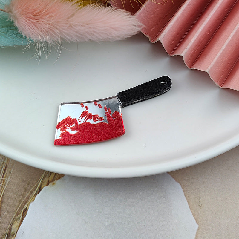 Halloween Gruseliges blutiges Messerornament