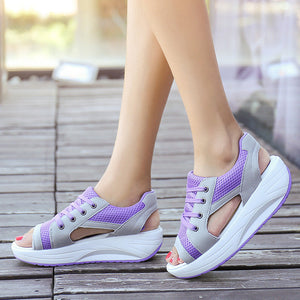 Sportliche Freizeitschuhe für Damen mit dicker Sohle