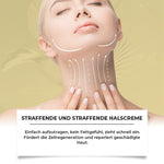 Straffende und liftende Halscreme für schlaffe Haut