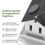 Hängender solarbetriebener Vogelfutterspender für den Außenbereich (Versandkostenfrei)
