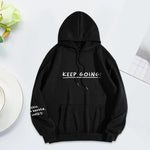 Sweatshirt '100 Gründe, am Leben zu bleiben'.