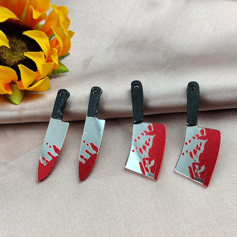 Halloween Gruseliges blutiges Messerornament