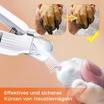 Nagelknipser mit integriertem LED-Licht und Spitzer