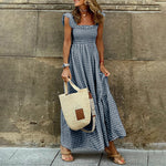 Lässiges kariertes Kleid