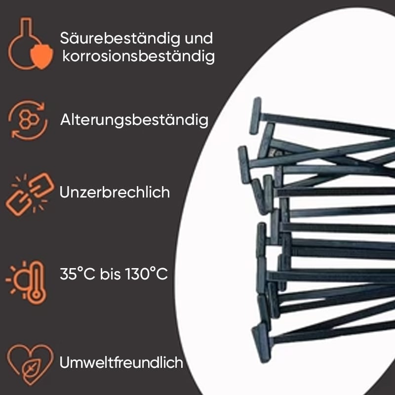 Universal-Kabelbinderschnalle aus Nylon