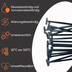 Universal-Kabelbinderschnalle aus Nylon