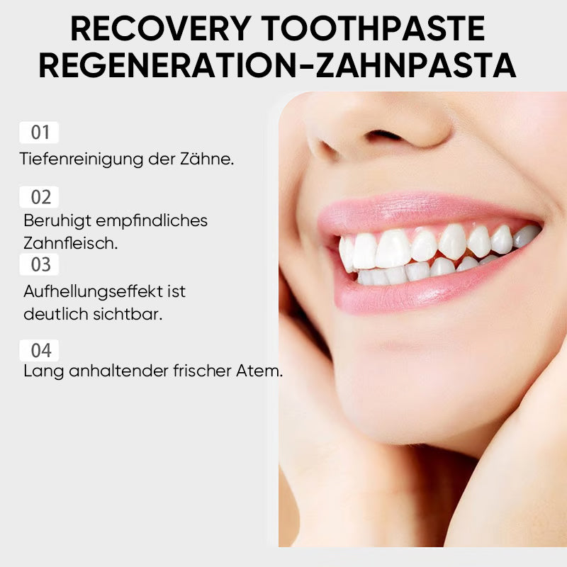 Hydroxylapatit-Zahnpasta zur Reparatur und Aufhellung der Zähne