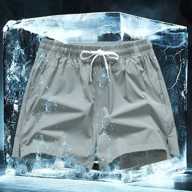 Herren-Shorts mit Kordelzug, kühlend & schnell trocknend