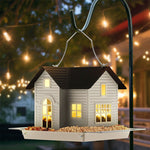 Hängender solarbetriebener Vogelfutterspender für den Außenbereich (Versandkostenfrei)