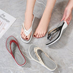 Damen-Tanga-Sandalen mit weichem Kissen