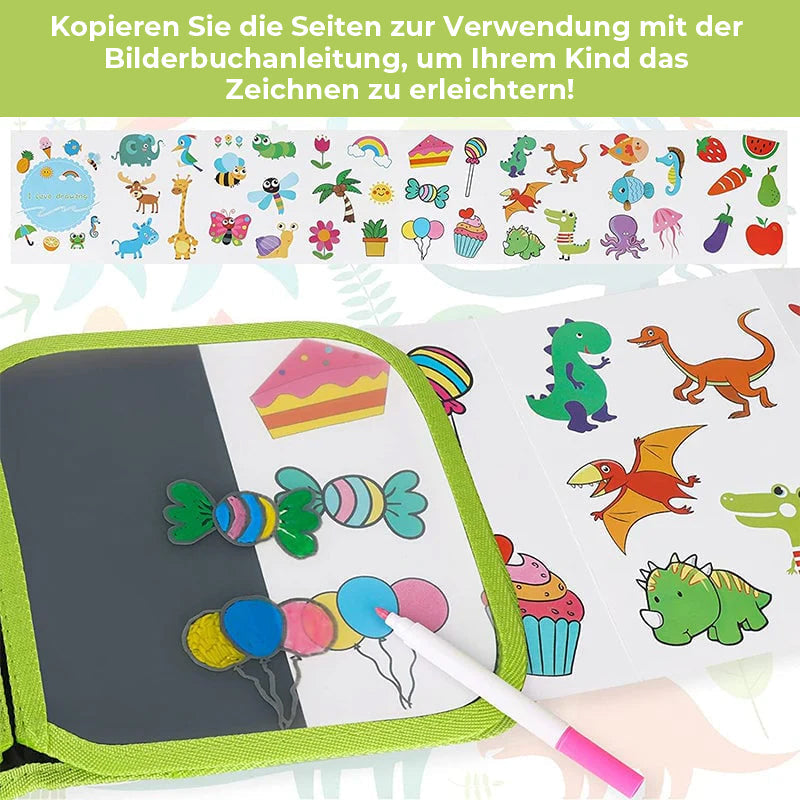 Tragbares, löschbares Graffiti-Zeichenbuch
