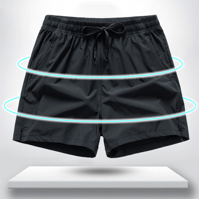 Herren-Shorts mit Kordelzug, kühlend & schnell trocknend