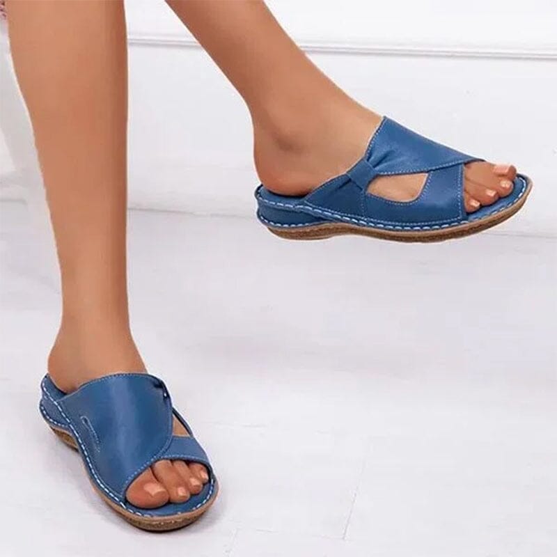 Lässige Damen-Slip Toe Sandalen