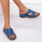 Lässige Damen-Slip Toe Sandalen