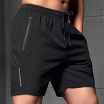 Shorts für Herren mit Briefdruck und Kordelzug in der Taille