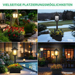 Solarbetriebene Blumentopf-Straßenlaterne