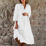 Einfacher, stimmungsvoller, lockerer Kleid