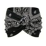 Yoga-Stirnband mit Kreuz-Print