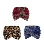 Yoga-Stirnband mit Kreuz-Print