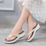 Damen-Tanga-Sandalen mit weichem Kissen
