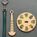 Handgelenksgarnhalter aus Holz