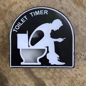 Sanduhr-Timer in Toilettenform