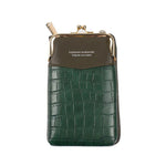 Vertikale Handyhülle mit Krokodilmuster