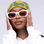 Strickmütze mit Hip Hop Schriftzug