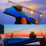 Verträumte Blaue Kreuzfahrtschiffe-Dekoration