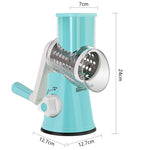 Multifunktions-Chopper manuelle rotierende Reibe Gemüse Obst Cutter Küchengeräte