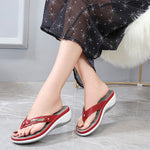 Damen-Tanga-Sandalen mit weichem Kissen