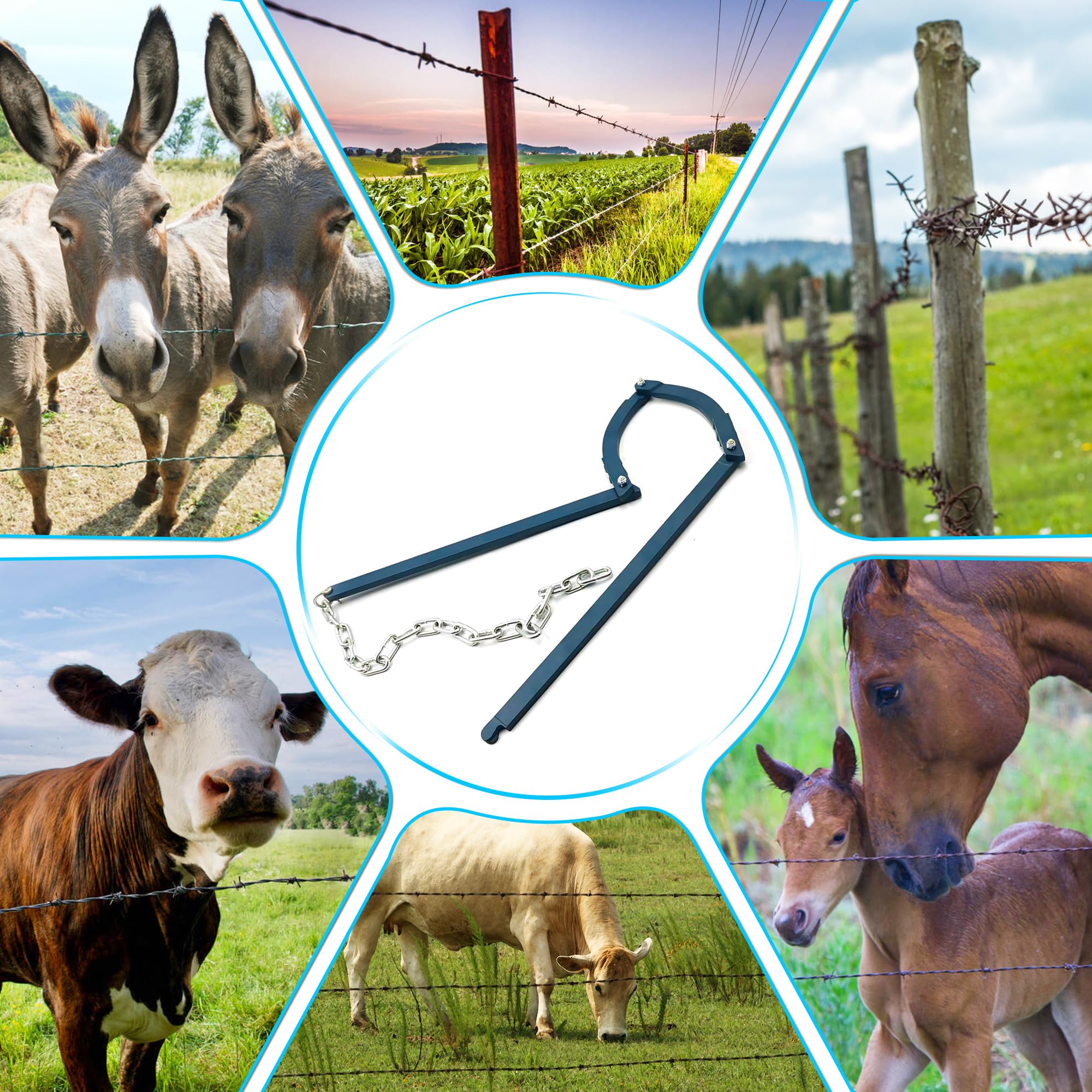 Manueller Zaunreparaturhalter