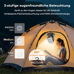 Tragbarer, wiederaufladbarer Campingventilator