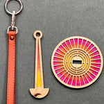 Handgelenksgarnhalter aus Holz